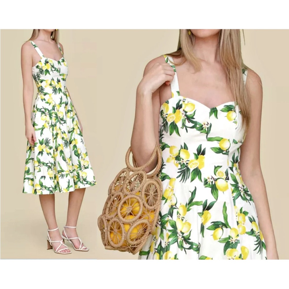 EUC avec le filles lemon midi  dress